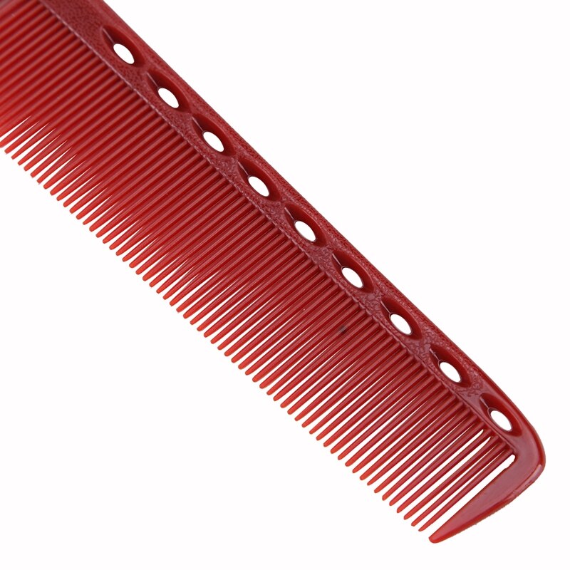 4Pcs/Set Anti-Static Red Hairdressing Comb Detangling Platic Straightening Comb Barber Hair Different Combs Set