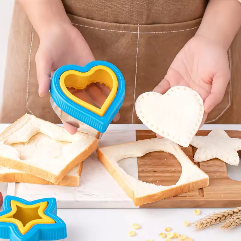 Sandwich Snij-En Sluitmachine, Biscuit Plastic Snijmachine, Huishoudelijke Keukengereedschap, Bakvormen, Creatief Snijden