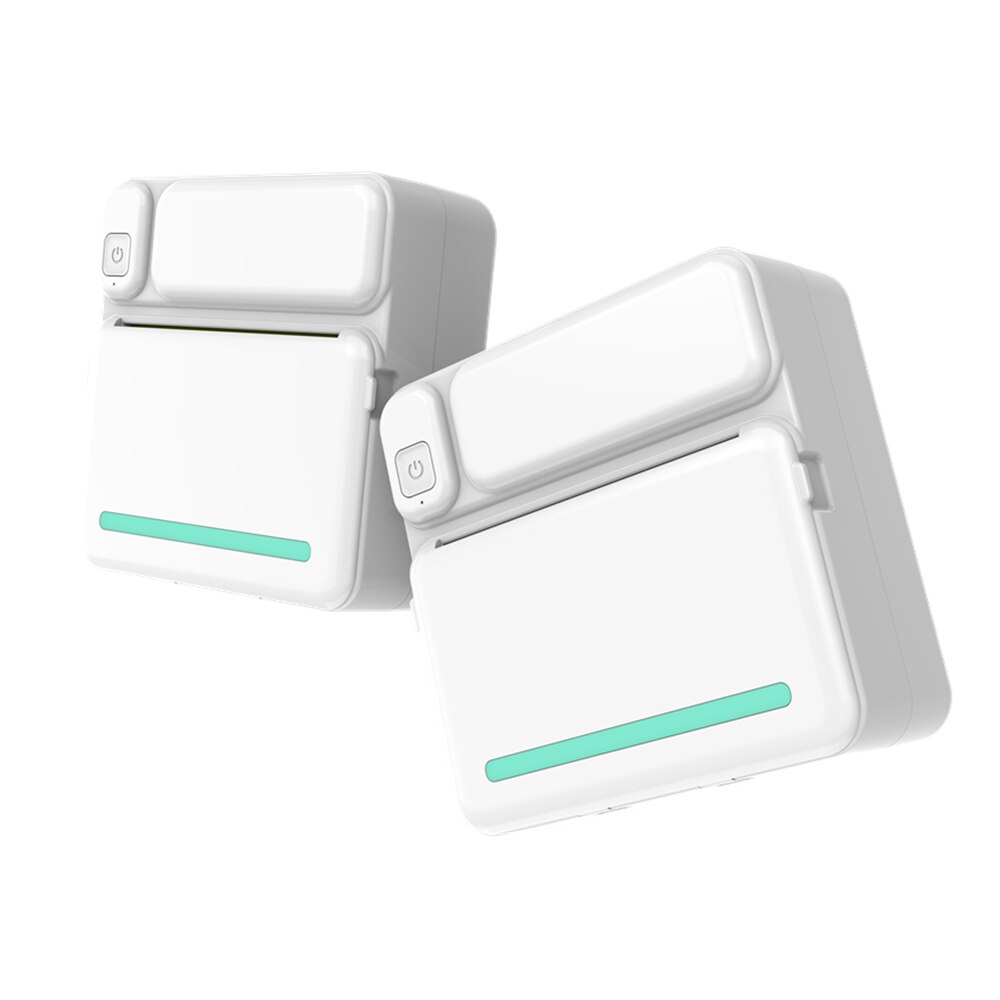 Pink Blue Portable Thermal Printer MINI Photo Pocket Thermal 58mm Printing Wireless Bluetooth Android IOS Label Notes Printer