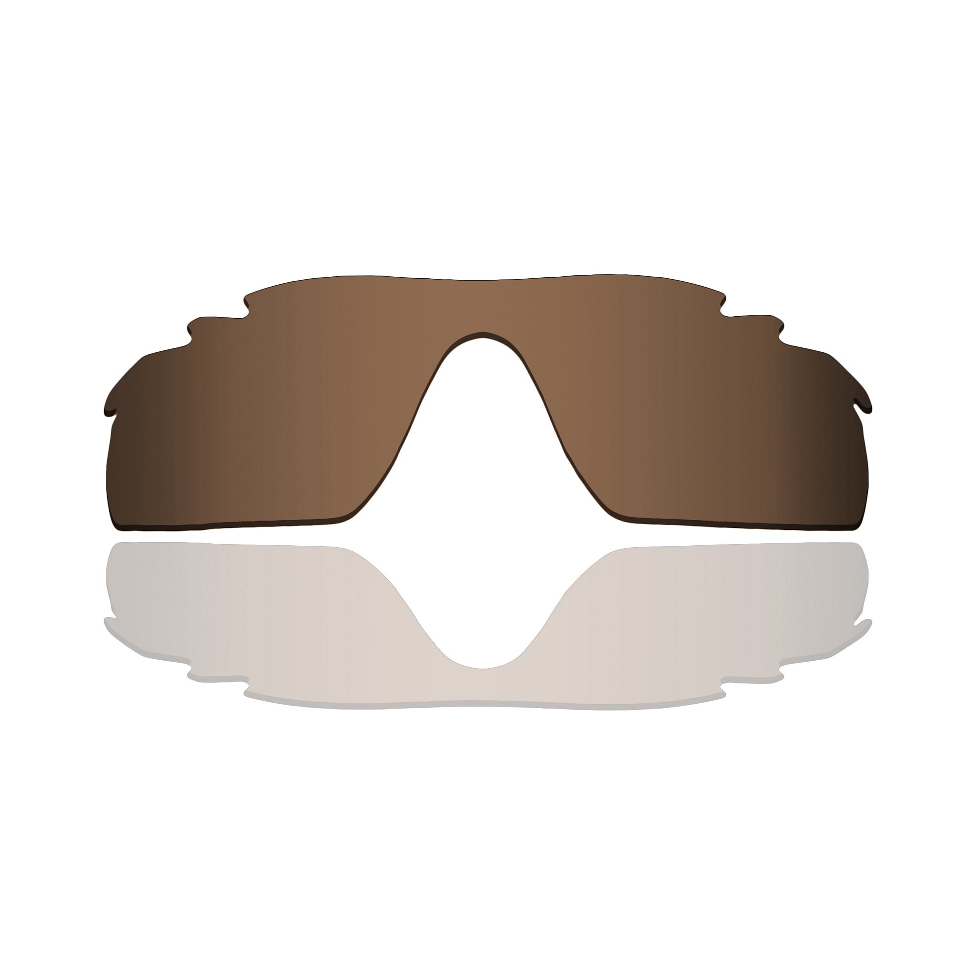 Lentes de repuesto polarizadas para marco ventilado RadarLock Path, muchos colores, antirreflectante, antiarañazos: Brown