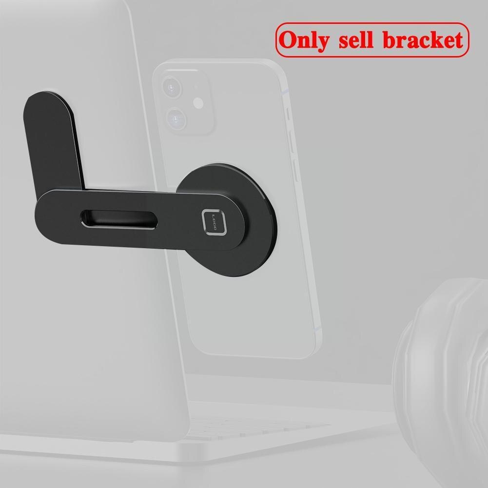 Laptop Cell Phone Mount For Iphone12 Series, Collapsible Metal Paste Base Office Monitor Magnetic Holder Adapt To Series L4s5