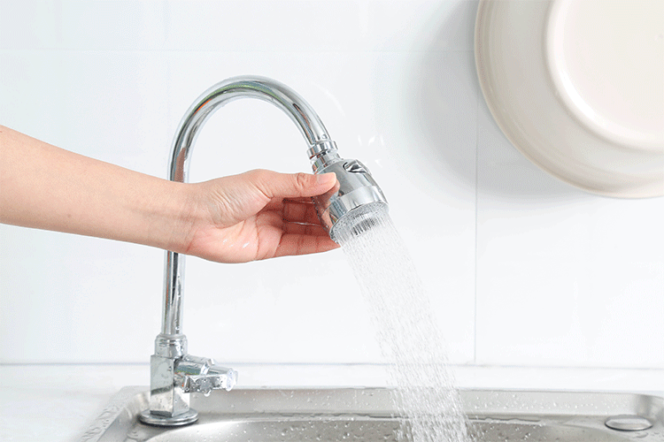 Water saver Rotating Faucet Extender Bubbler Splash-proof Headband Pressure Reducing Water Spout Water Saver Bathroom Kitchen