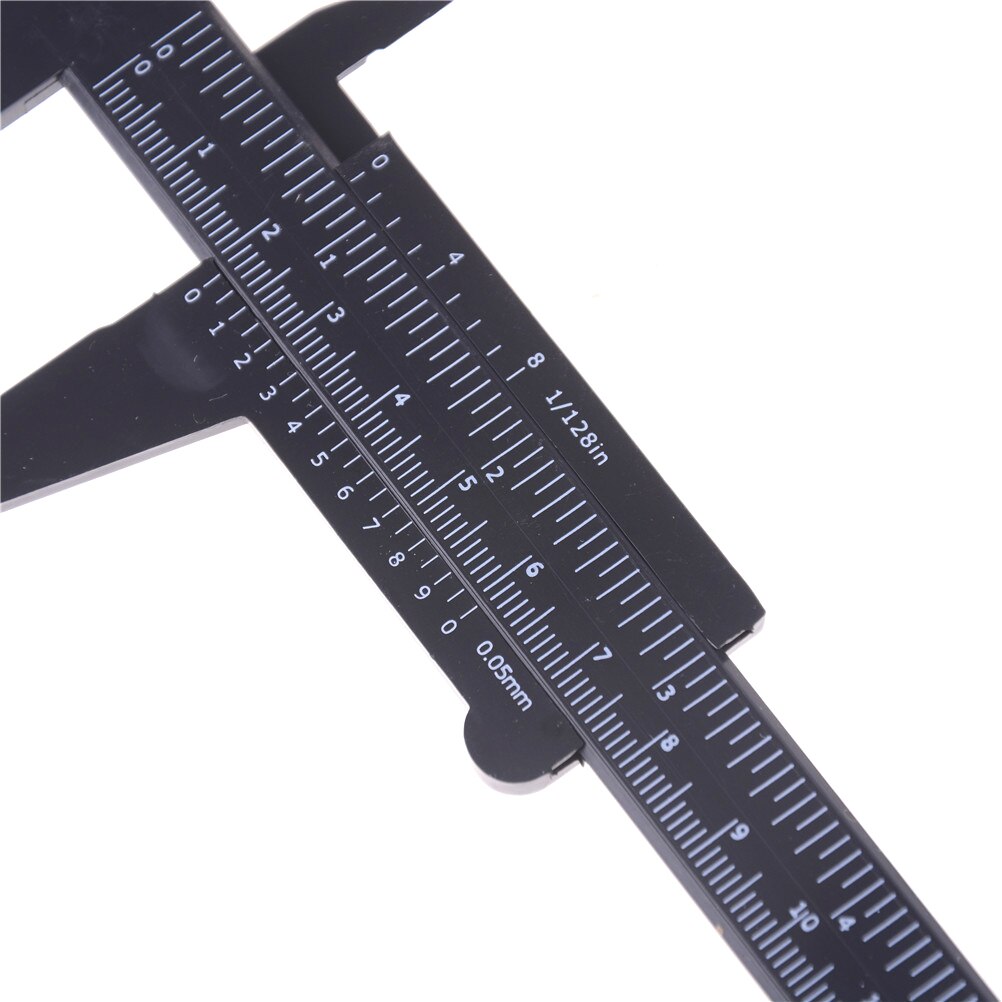 De de 6 pulgadas 150mm regla de plástico corredera calibrador a Vernier de medición