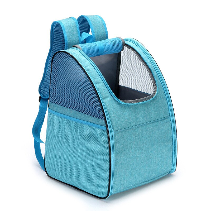 CAWAYI KENNEL-mochila Oxford para mascota, bolsa de viaje para perros y gatos, mochila de viaje para perro honden tassen: Sky blue