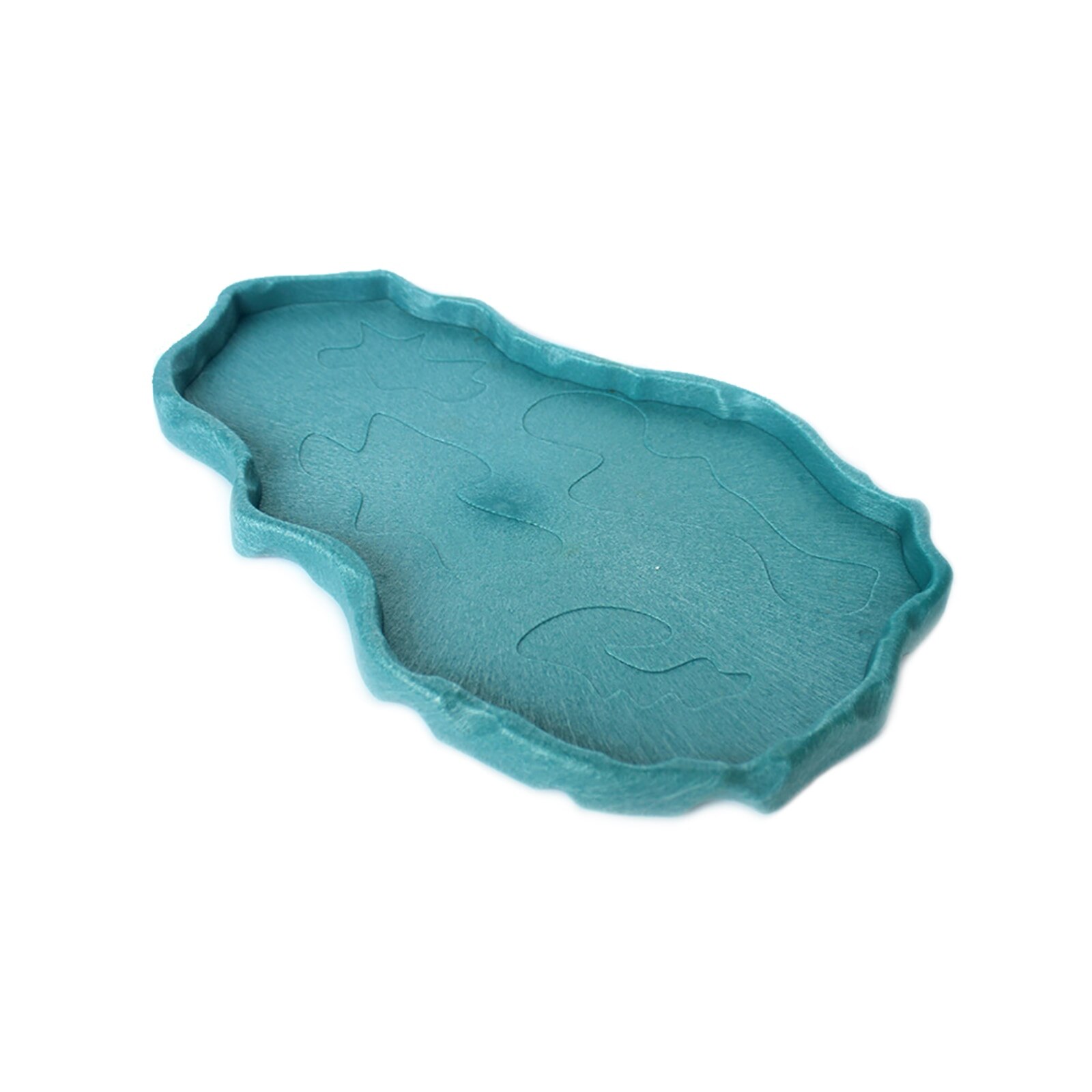 Pet Feeder Feeding Dish Lizards Gecko Reptile Bowl Basin Food Container Turtles Water Dispenser Drinking Supplies^: Lake blue