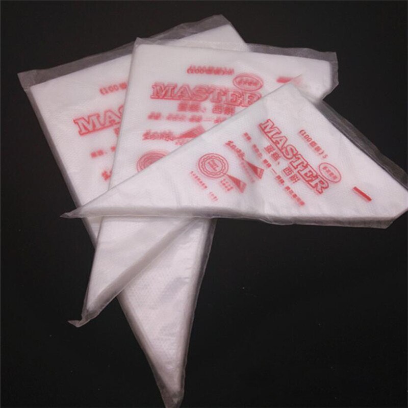 100/200/300Pcs Disposable Pastry Bag Decoration Cake Icing Food Bags Cup Preparation Piping Bag Tool Kitchen