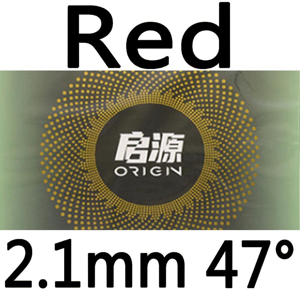 RITC 729 ORIGIN Pips-In Table Tennis Defensive Tacky Rubber With Sponge: Red 2.1mm H47