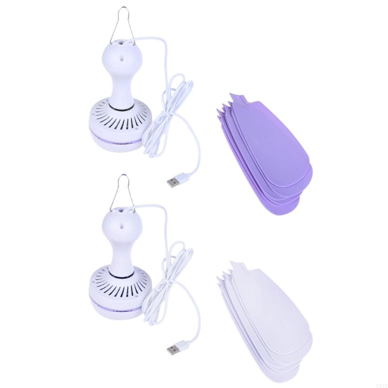 E21E Mini USB Ceiling Fan DC5V Hanging Fan for Indoor Outdoor Use in Car Dorms Tents