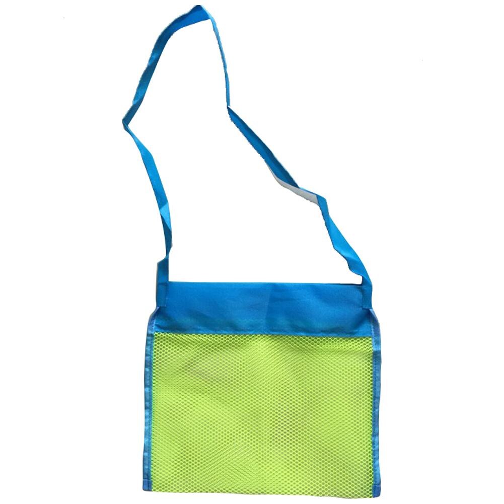 Aurora Gadgets bolsa de playa de malla grande juguetes de playa para niños al aire libre bolsa de almacenamiento rápido herramienta de dragado de arena malla de almacenamiento bolsa
