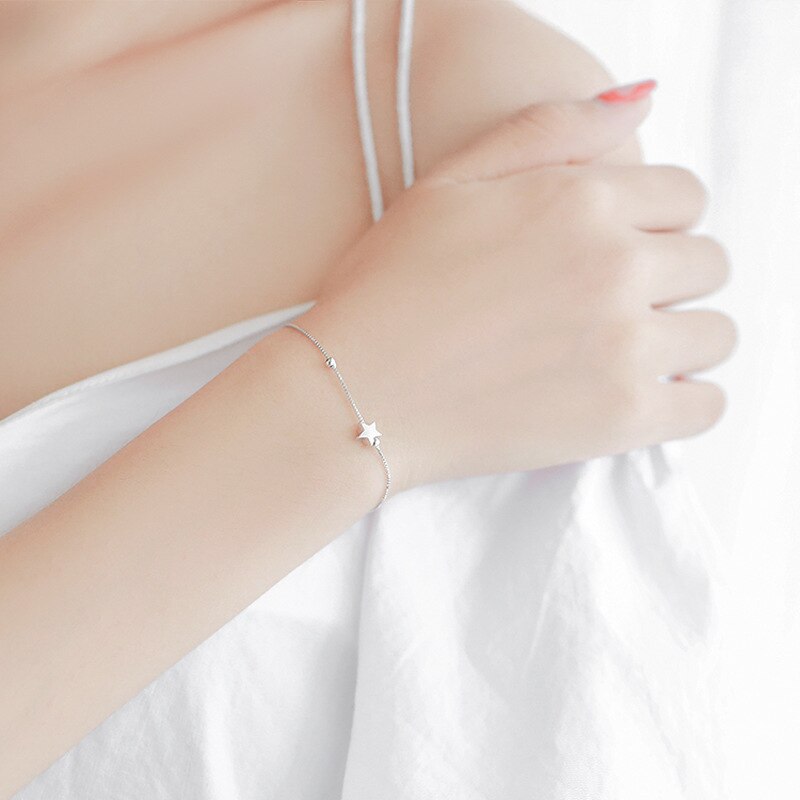 Nowy projektant prawdziwe gwiazdy bransoletki lato marka moda koraliki bransoletka dla kobiet bijoux