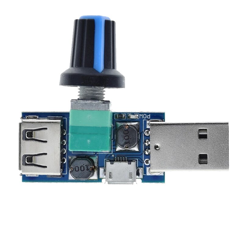 DC 4V-12V 5W XY-FS USB Fan Stepless Governor USB Fan Speed Controller Multi-Gear Auxiliary Cooling Tool