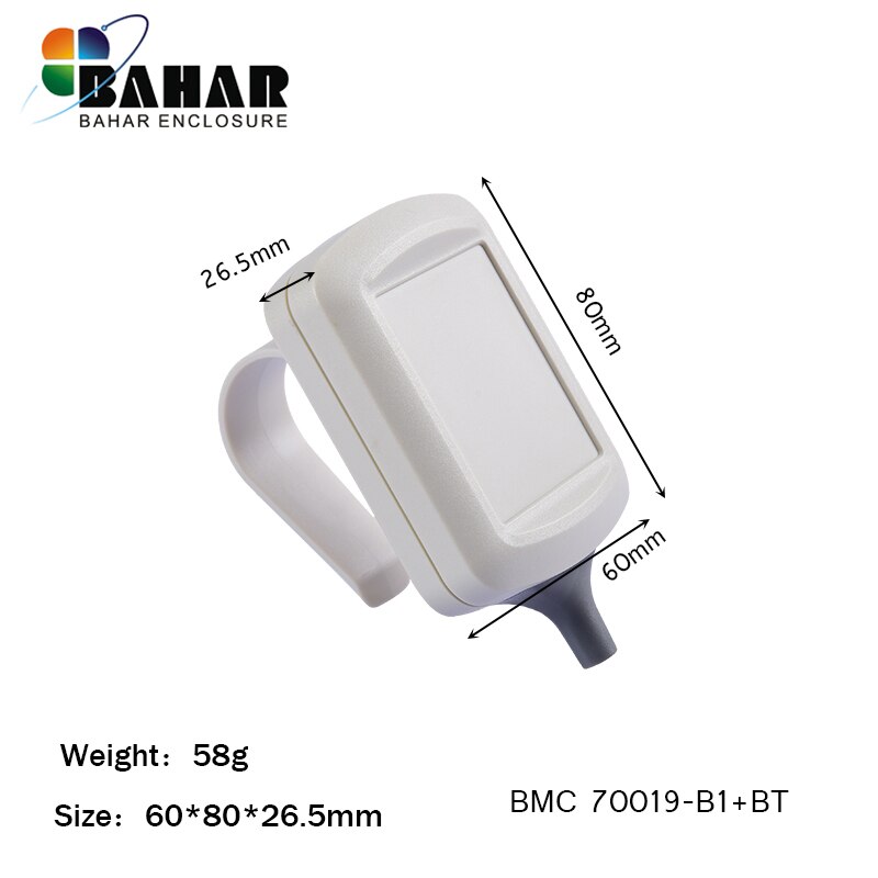 Small abs plastic wire junction box plastic electrical cabinet project box handheld enclosure diy box 60*80*26.5mm