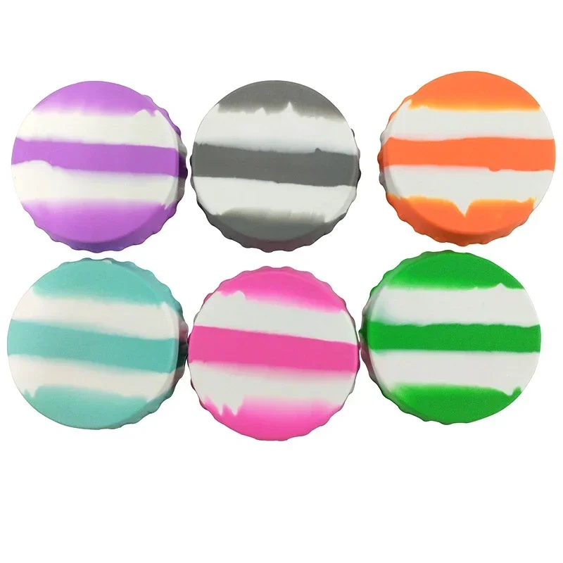 1/3/6 stücke Standard Getränke Können Abdeckungen Auslaufsicher Verschluss Kappe Rotwein Weiche Kappe Verschluss Kappe Getränke Können Deckel Limonade Deckel Protektoren: khaki