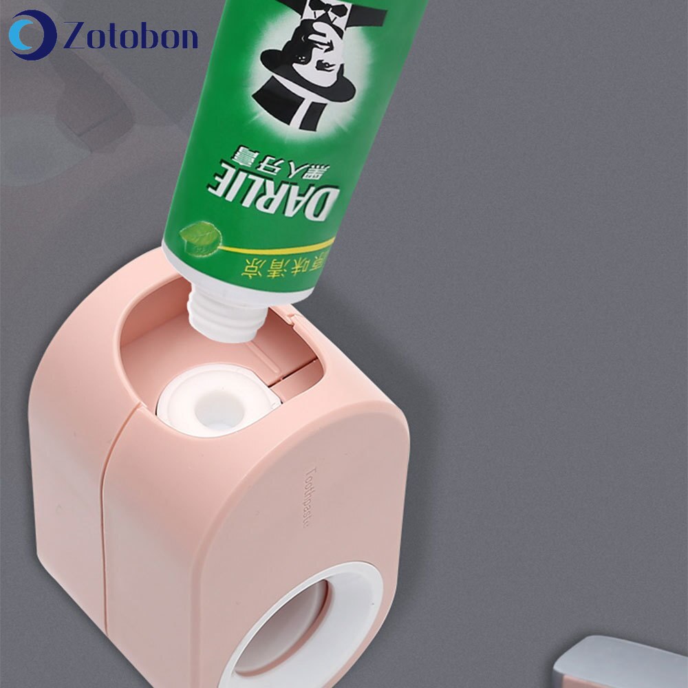 Zotobon automatische tandpastadispenser voor aan de muur, badkamerproductenset, tandpastaknijpers, badkamer tandenborstelhouder, gereedschap  f188
