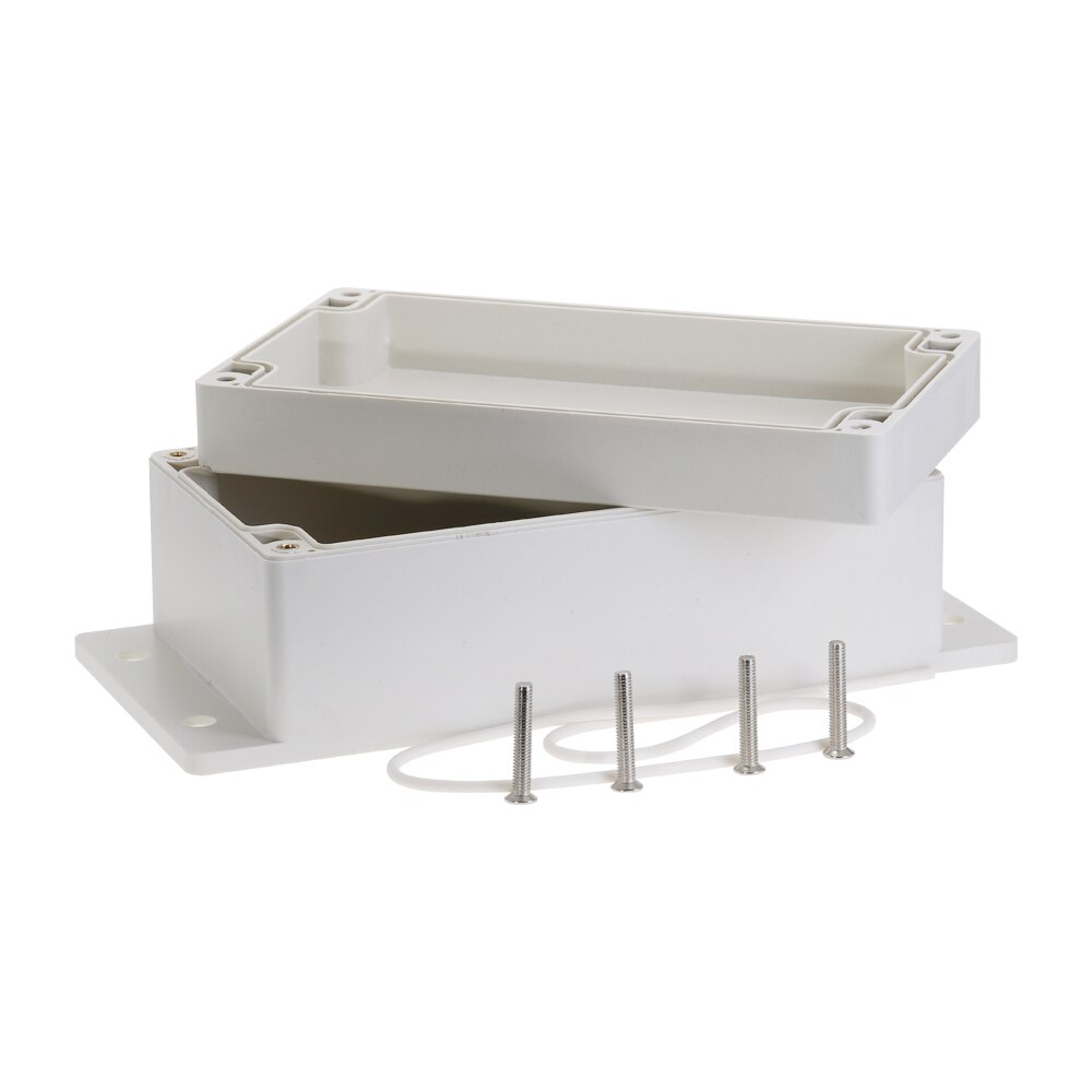 1pc Waterproof Plastic Enclosure Cover DIY Power Junction Box White 158mmx90mmx66.5mm Electronic Project Instrument Case