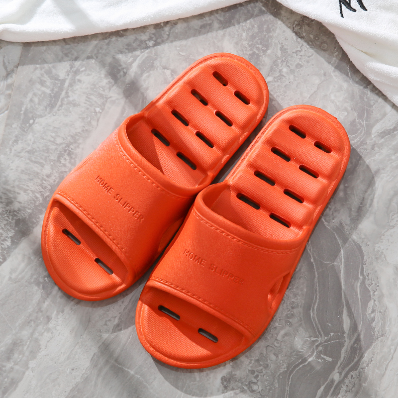 JaneTroides männer Hausschuhe Badezimmer Paar Schwarz Große frauen Schuhe EVA Offene spitze Super Starke Nicht-Unterhose Schnell trocken Hause Hausschuhe: Orange / 38-39(250mm)