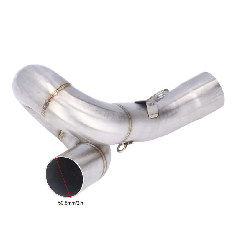 Motorcycle Middle Link Tube Slip On Exhaust Mid Pipe for Modification