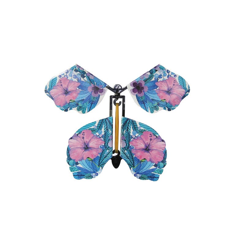 Lesiostress 1pcs Magic Butterfly flying Card Toy with Empty Hands Solar Butterfly Wedding Magic Props Magic Tricks