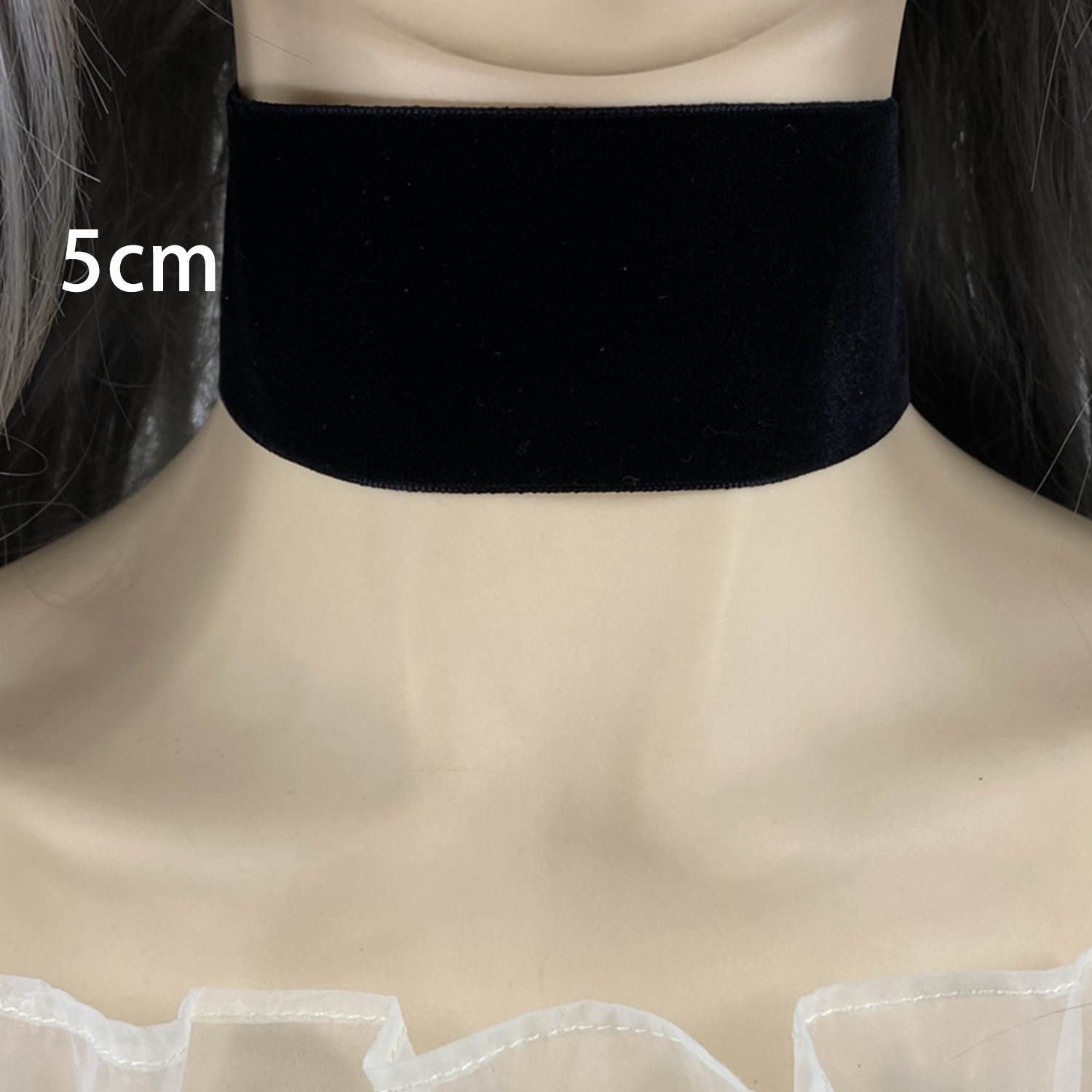 Samt Halsband Halskette gotisch Jahrgang Hals Kette Halskette Mädchen Frauen Schwarz Halsband Modeschmuck Auf Höhle Hals Kragen Zubehör: Blau zink
