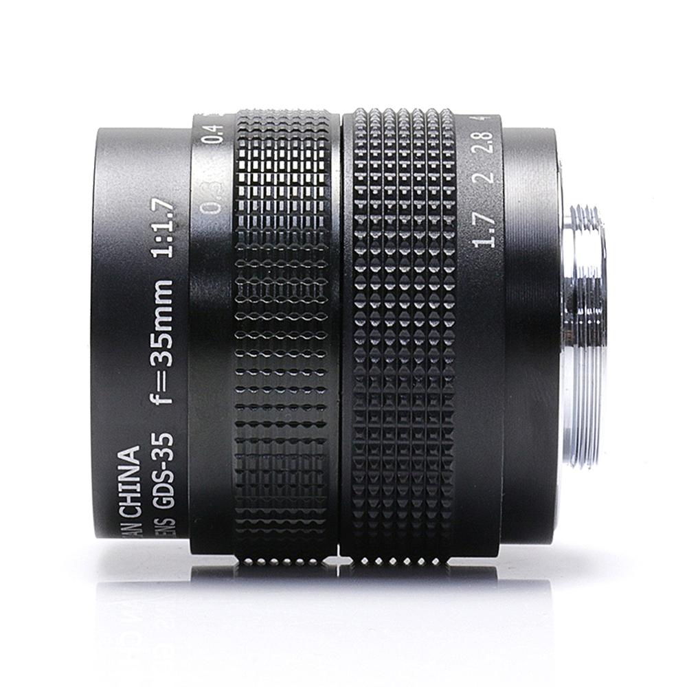 Fujian 35mm f/1.7 APS-C CCTV Lens+adapter ring+2 Macro Ring+lens hood for P anasonic/O lympus Micro4/3 M4/3 Mirroless Camera