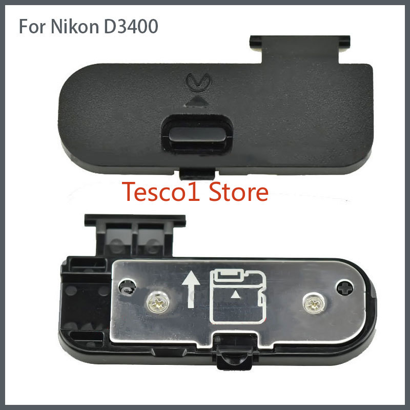 Cubierta de batería para Nikon D3400, tapa, tapa, pieza de reparación
