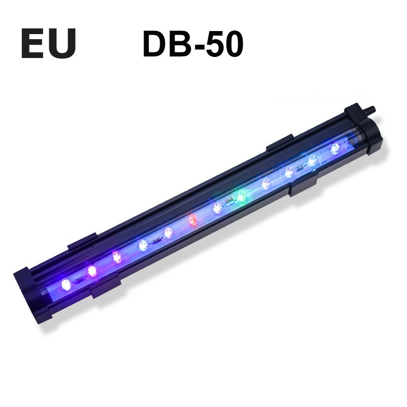 Aquarium Lights 15-45CM Fish Tank LED Bubble Light Diving Lights Waterproof Strip Lamp EU US Plug Colorful Fish Tank Light: T8