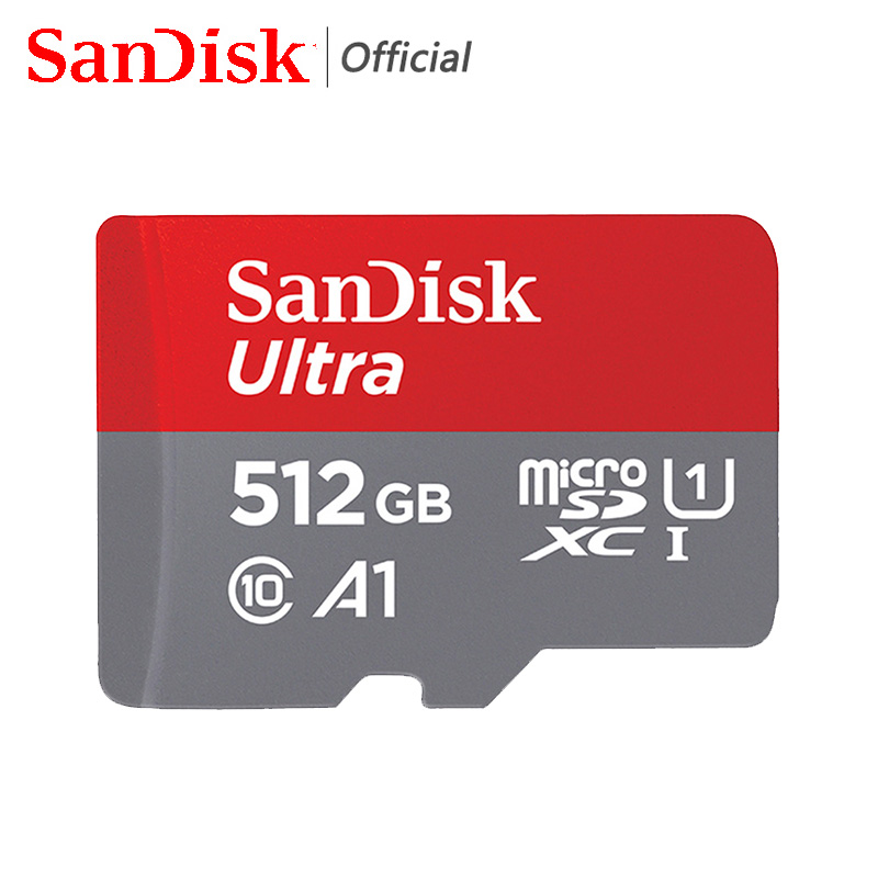 Sandisk Ultra Micro SD 128GB 32GB U1 A1 Class 10 64GB 256GB Micro SD Card SD/TF Flash Card Memory Card 512G microSD For PhonePC: 16 GB