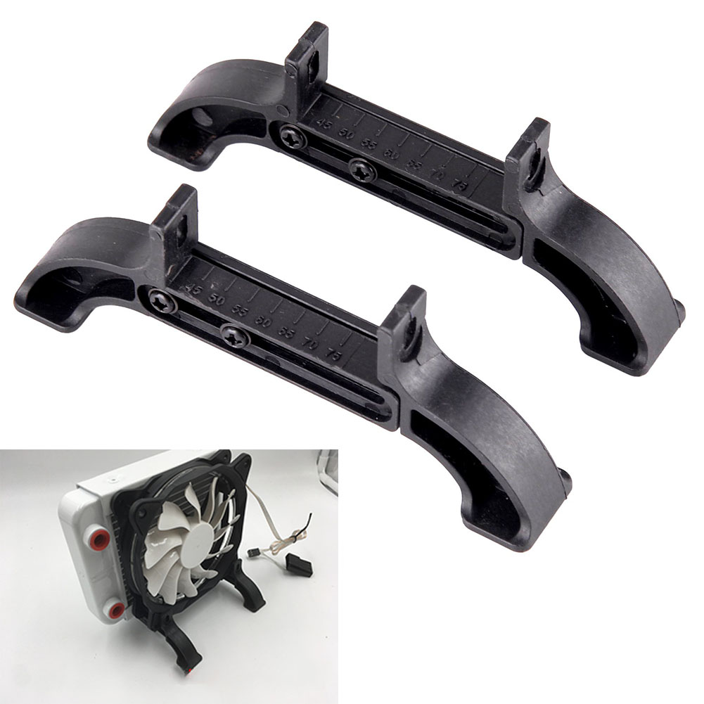 2pcs R45 Durable Desk Nylon Stable Water Cooling For PC External Computer Radiator Fixed Heat Exchanger Bracket Universal