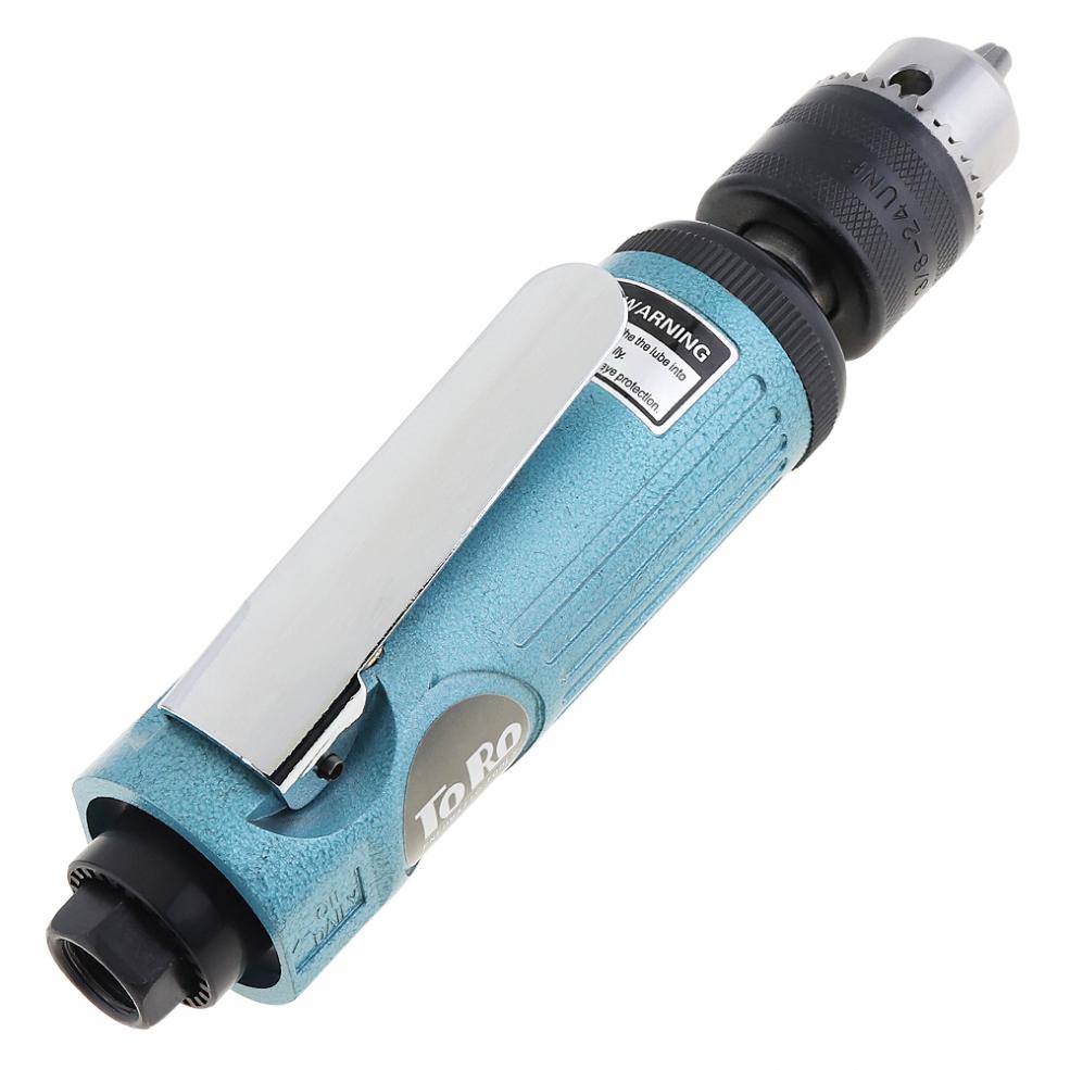 TORO TR-5200-Taladro neumático recto de alta velocidad, 22000RPM, con llave de mandril de 1,5-10mm, para perforación de agujeros/molienda