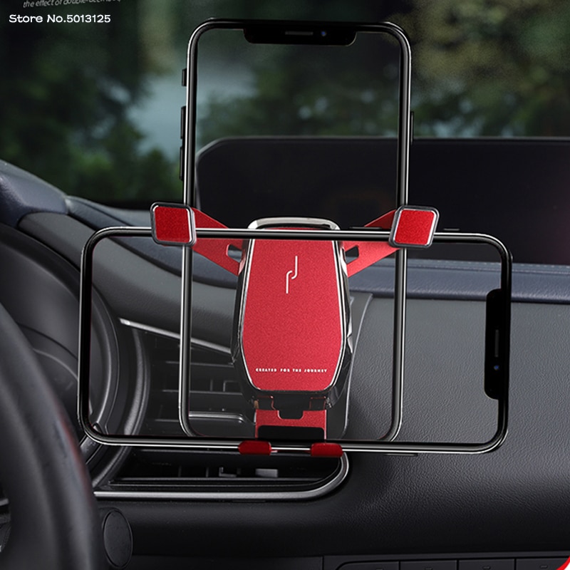Bil luftventilholder holder mobiltelefon gps navigationsventilbeslag indvendigt dekoration til mazda  cx30 cx-30 accessorie
