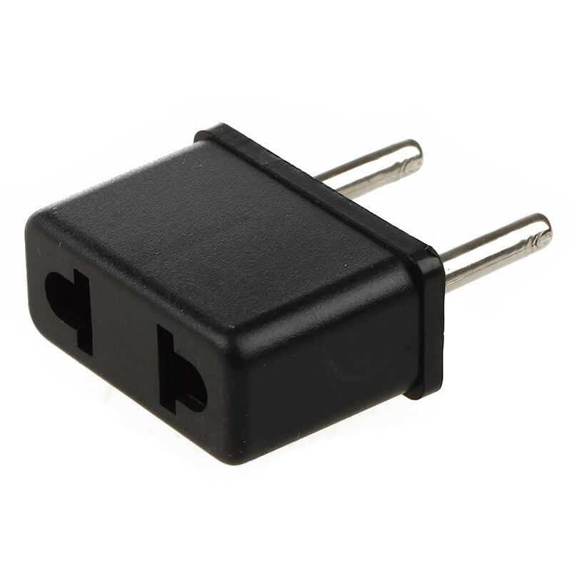 Plug Adapter voor VS Plat naar Europa Ronde Pin: Default Title