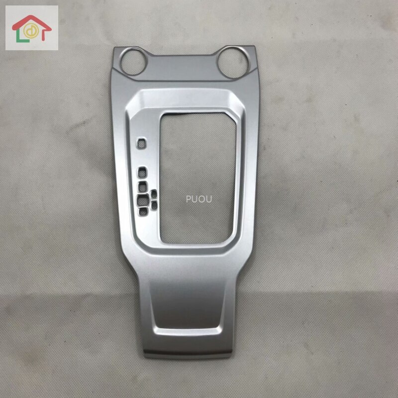 Voor Vw Volkswagen T-ROC Troc At Chrome Carbonfber Pookknop Cover Trim Cap Sticker Garneer Automatische: silver C