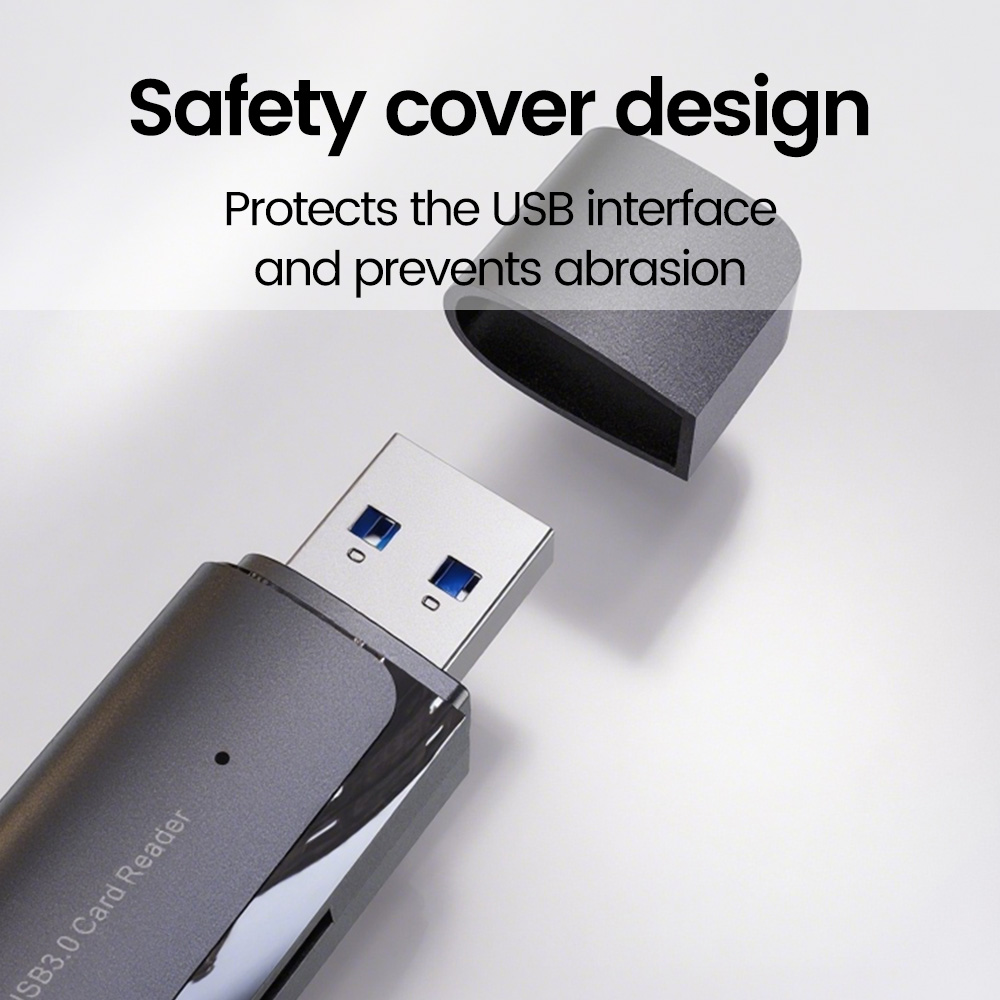 Lettore di schede USB 3.0 2 in 1 Lettore di schede di memoria da USB 3.0 a SD TF Adattatore per lettore di schede Flash Drive USB per PC Laptop Accessori