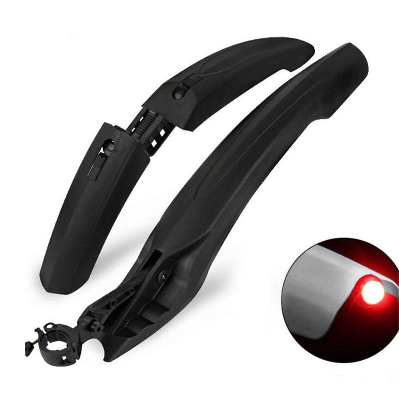 Quick Release Mountainbike Spatbord Bike Fenders Fiets Fenders Fietsen Mountainbike Guards Met Licht Voor Fiets Accessoires