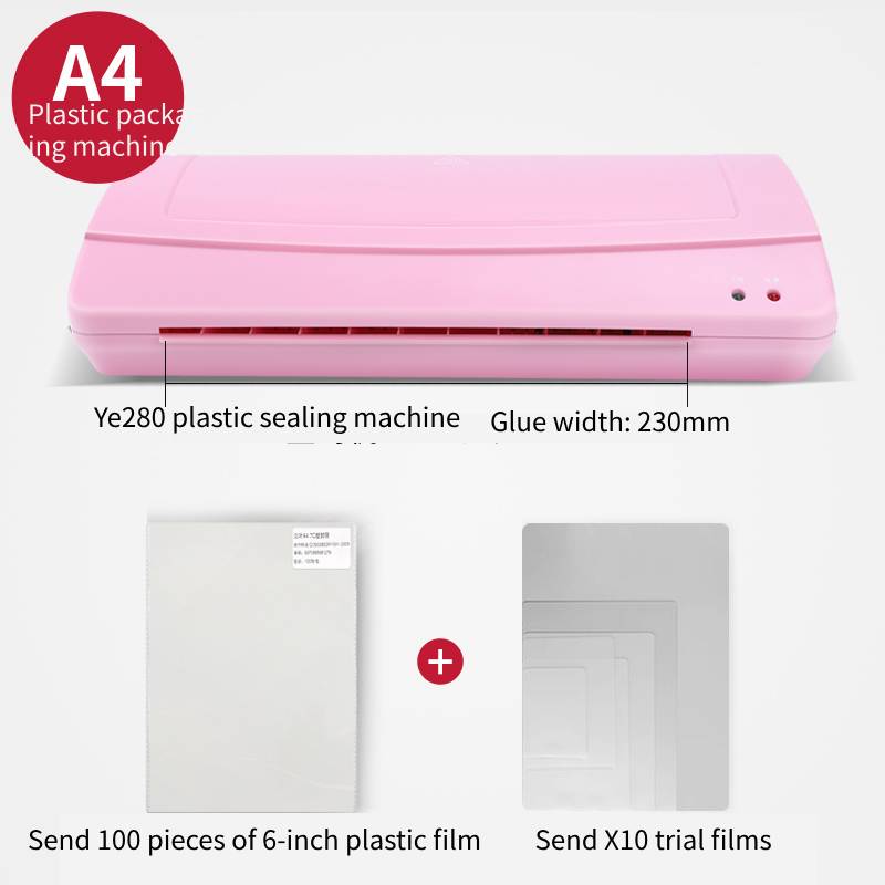 A3a4 Universal Laminating Machine Home Photo Mini Office Fully Automatic Laminating Photo Six-in-One Laminator: White