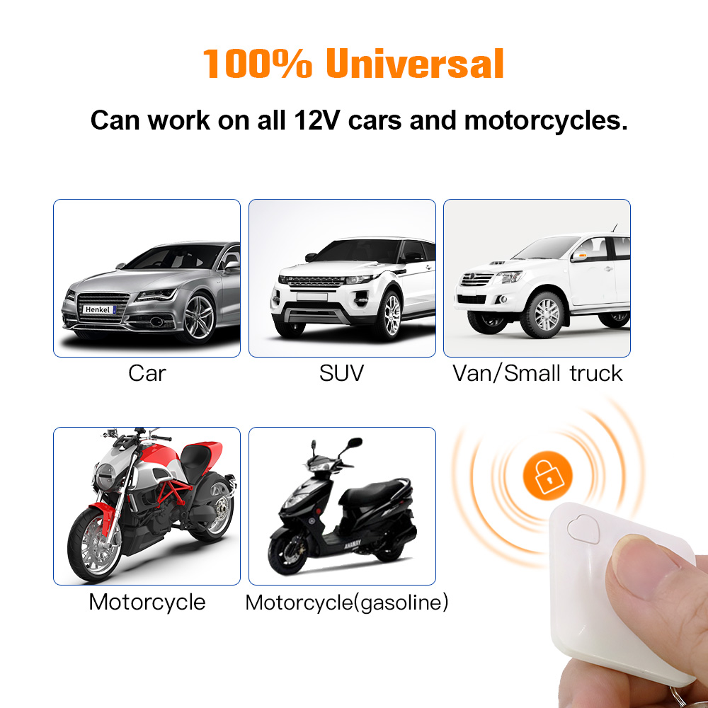 12V Car Immobilizer RFID Engine Lock Motorcycle Anti-Hijacking Device Anti-robbery Security System Intelligent Circuit Cut