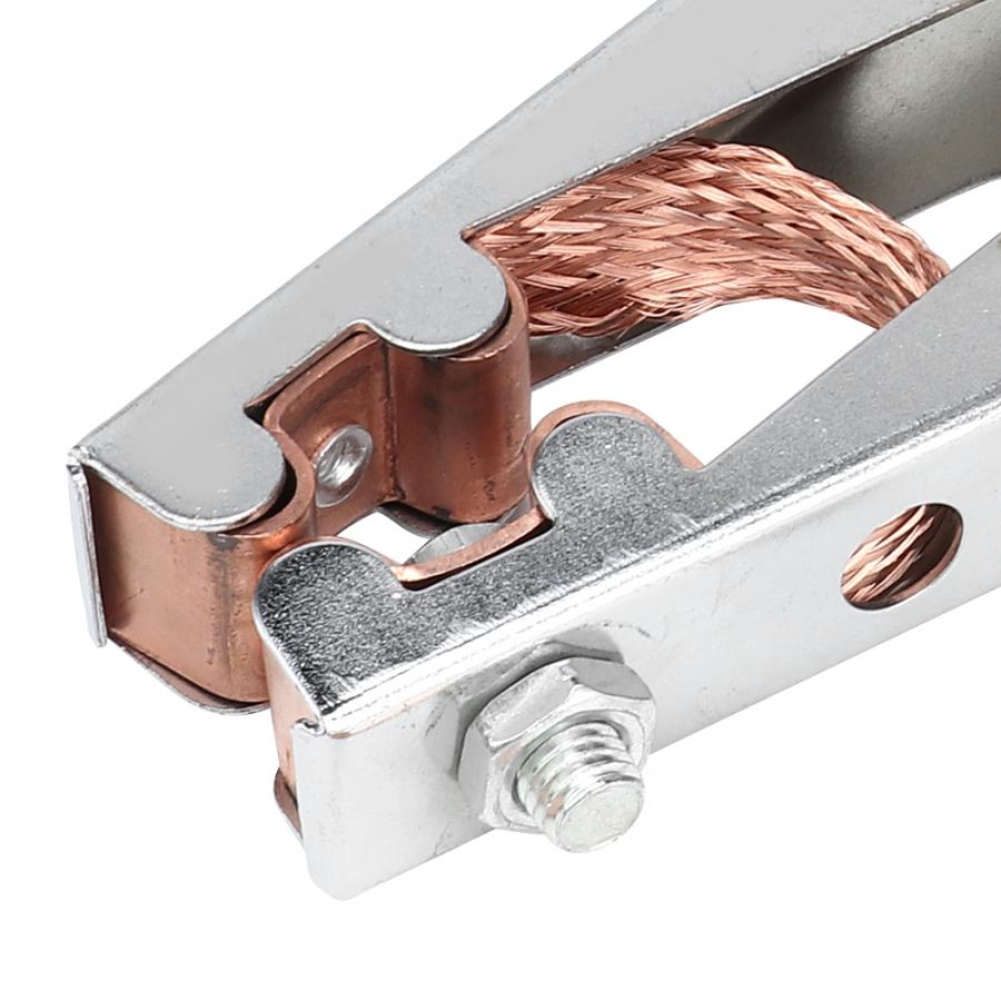 800A Nickel Plated Brass Welding Earth Ground Cable Clip Clamp for Welding Machine