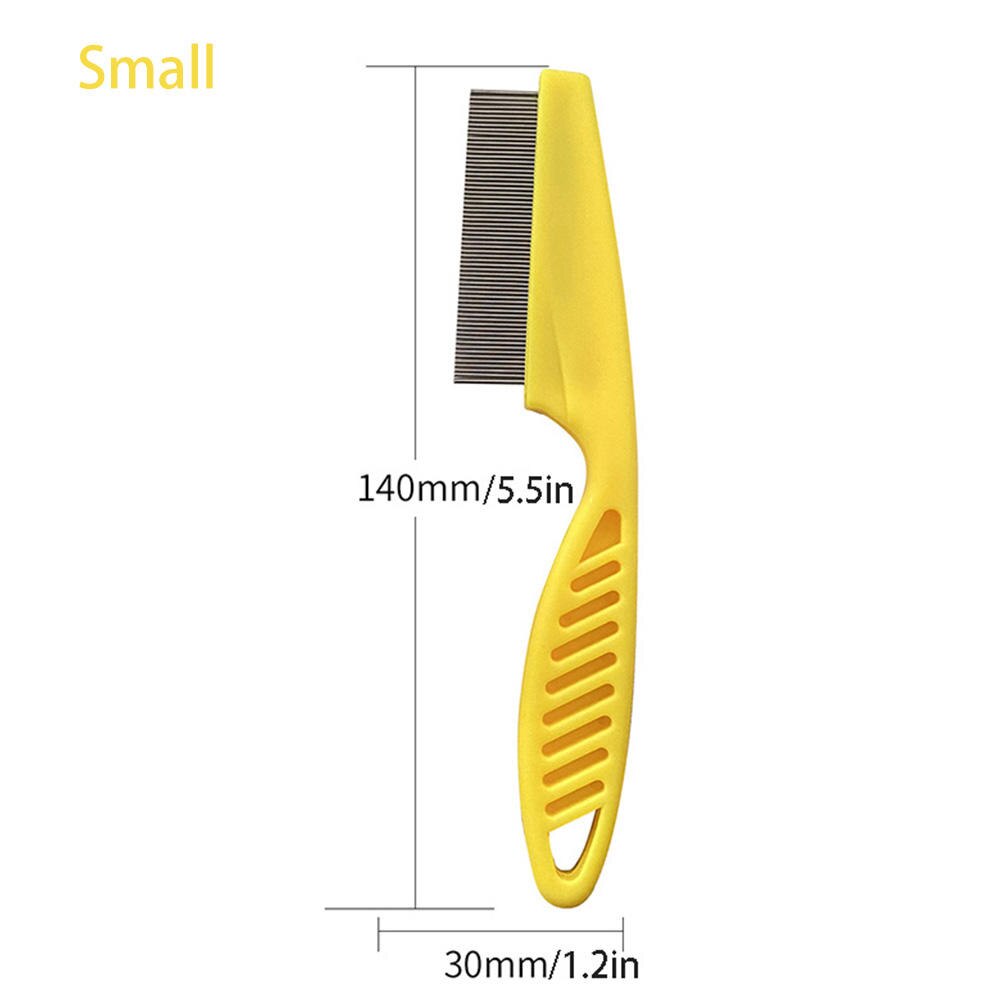 Hair Lice Comb Brushes Terminator Fine Egg Dust Nit Free Removal Stainless Steel: 6