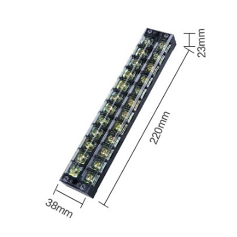 1pcs TB4512 terminal block (current 45A600V 12 bit) wire connector terminal block