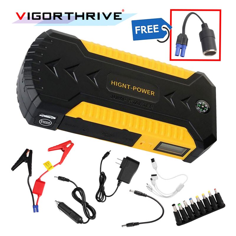 car jump starter power bank 12v emergency car battery booster Multi-function car starter start