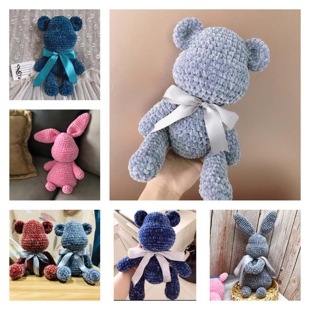 1 Roll Chenille Yarn Threads Knitting Velvet Yarn Crochet DIY Knitting Yarn Craft For Cardigan Scarf Baby Blanket Crochet