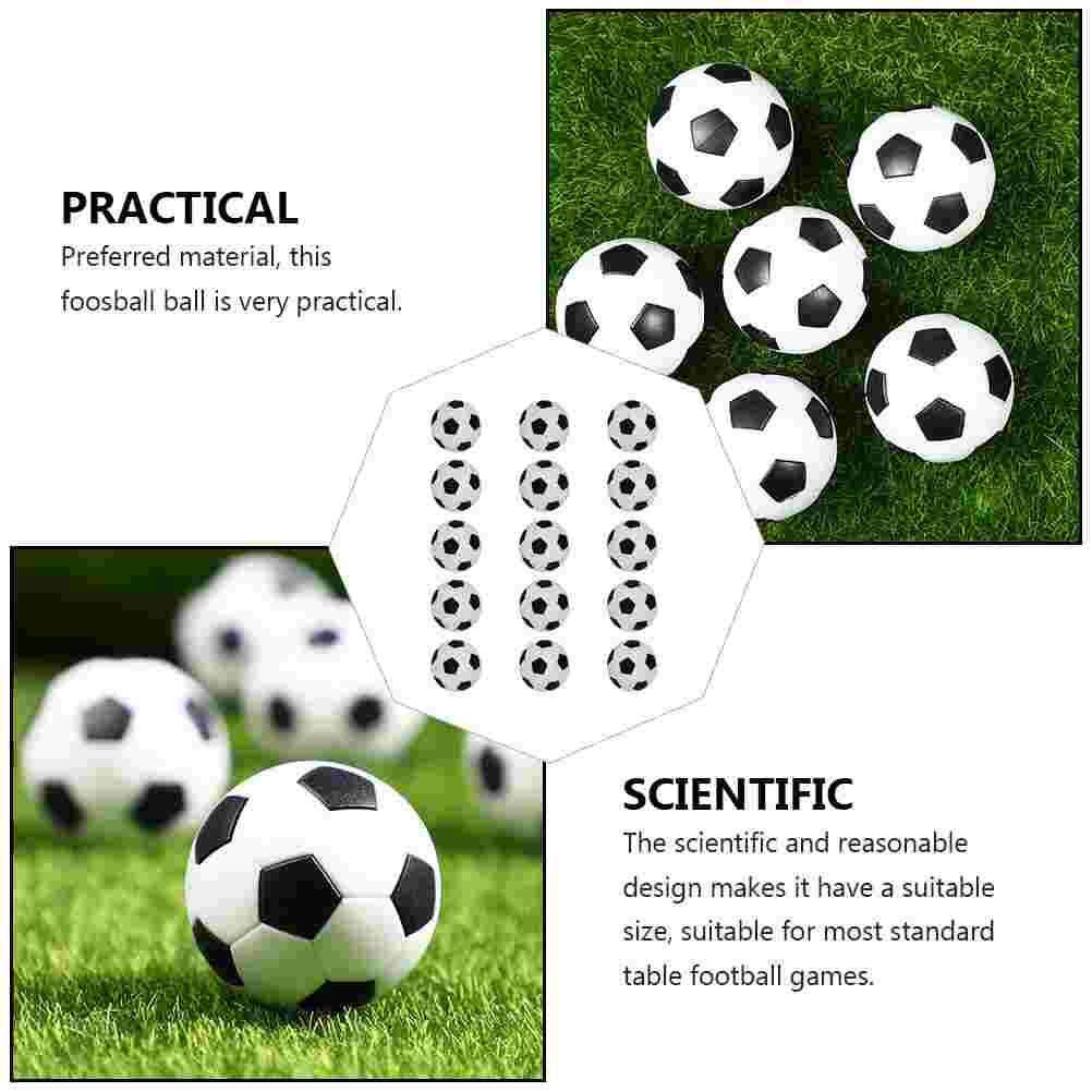 15Pcs Foosball Table Balls Table Soccer Balls Foosball Replacement Balls Foosball Accessories