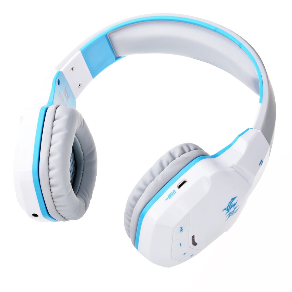 KOTION EACH B3505-auriculares, inalámbricos por Bluetooth para videojuegos, auriculares estéreo de 4,1 con Control de volumen y micrófono, auriculares de música HiFi para jugadores