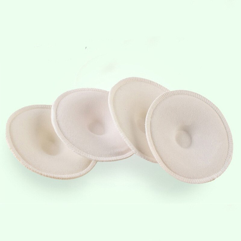 4Pcs Wasbare Ademend Absorptievermogen Zoogcompressen Anti-Overflow Moederschap Verpleging Pad Babyvoeding Borstvoeding Moeder Noodzakelijke