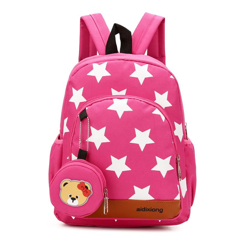 Schooltassen mochila infantil kindertassen kinderrugzakken orthopedische kinderrugzakken schoolrugzakken bolsa: Rood stuk
