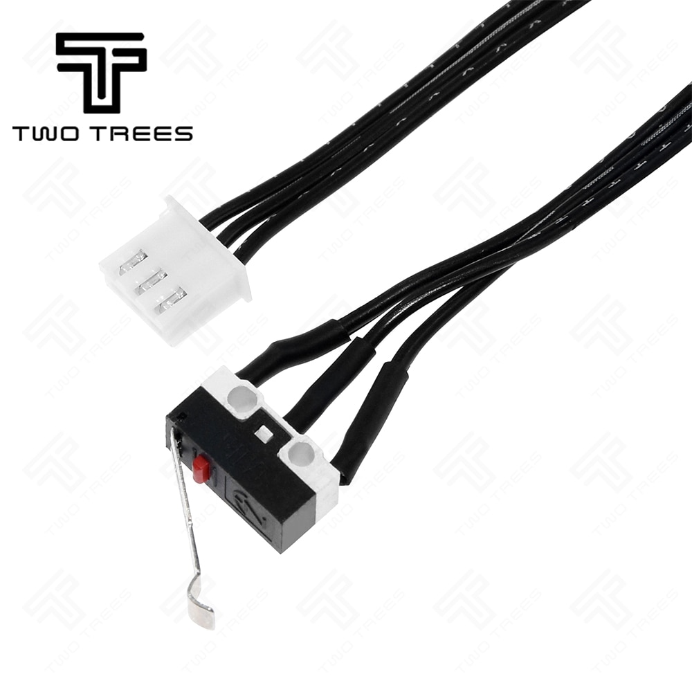 3D printer DIY accessories limit switch with line micro switch stroke reset switch micro touch switch black one With Line 100cm