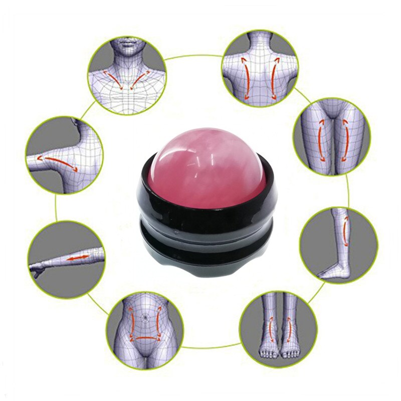 1Pcs Pain Relief Massager Massage Roller Ball Body Therapy Foot Back Waist Hip Relaxer Stress Release Fitness Health Care Tools