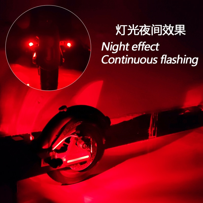 1 Paar Elektrische Scooter Achterlichten Led Achterlicht Night Veiligheidswaarschuwing Licht Voor Xiaomi Mijia M365 Elektrische Scooter Accessoires
