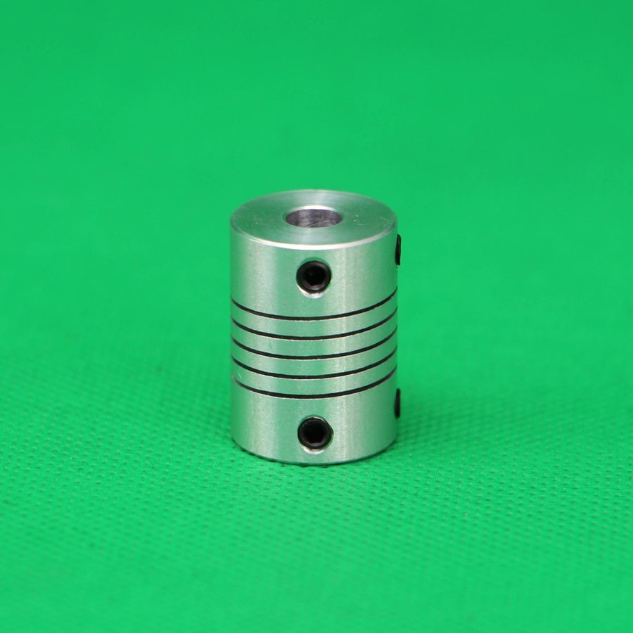 , 5pcs Shaft Coupler 6mm to 8mm Flexible Coupling Stepper Motor Connector 6x8mm for CNC Motor D18 L25
