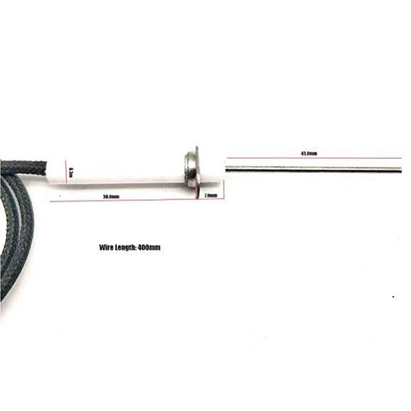Gas Oven Short Piezoelectric Igniter With Bracket Ignition Needle Set With Ignition Wire 400mm Extrusion Ignition